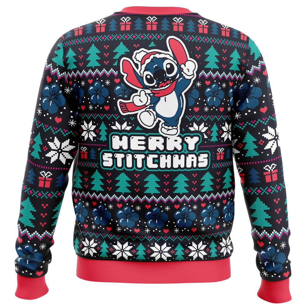 Merry Stitchmas Stitch Ugly Christmas Sweater For Men & Women Christmas Gift Sweater BH753 - WeCustomit