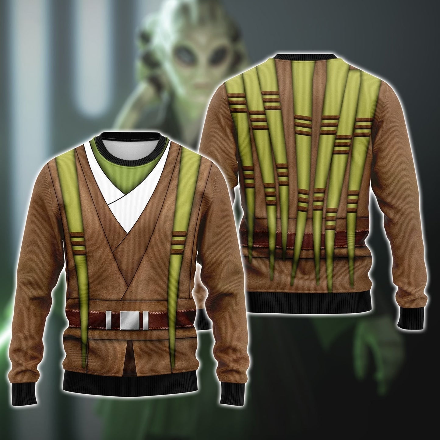 Fisto Suit Ful Ugly Christmas Sweater For Men & Women Christmas Gift Sweater PT1020 - WeCustomit