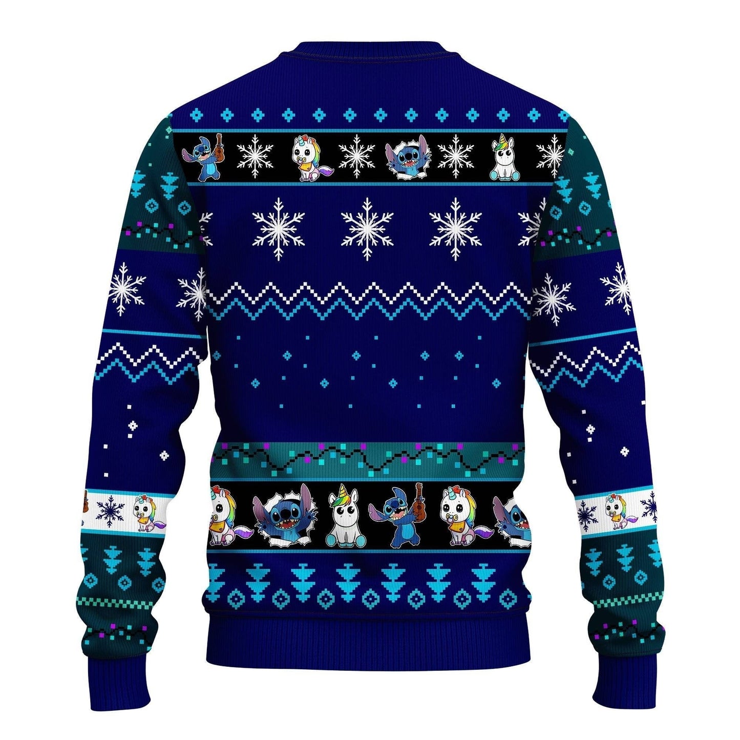 Stitch Unicorn Gift Ugly Christmas Sweater For Men & Women Christmas Gift Sweater BH889 - WeCustomit