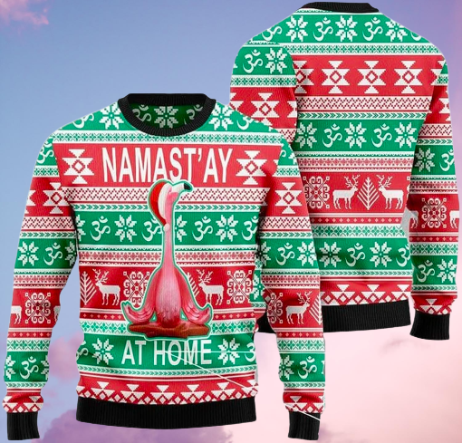 Flamingo Ugly Christmas Sweater For Men & Women Christmas Gift Sweater US1155 - WeCustomit