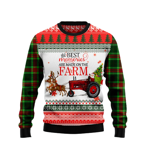 Farm Best Memories Ugly Christmas Sweater For Men & Women Christmas Gift Sweater US3397 - WeCustomit