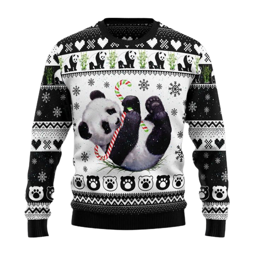 Panda Xmas Ugly Christmas Sweater For Men & Women Christmas Gift Sweater US1236 - WeCustomit