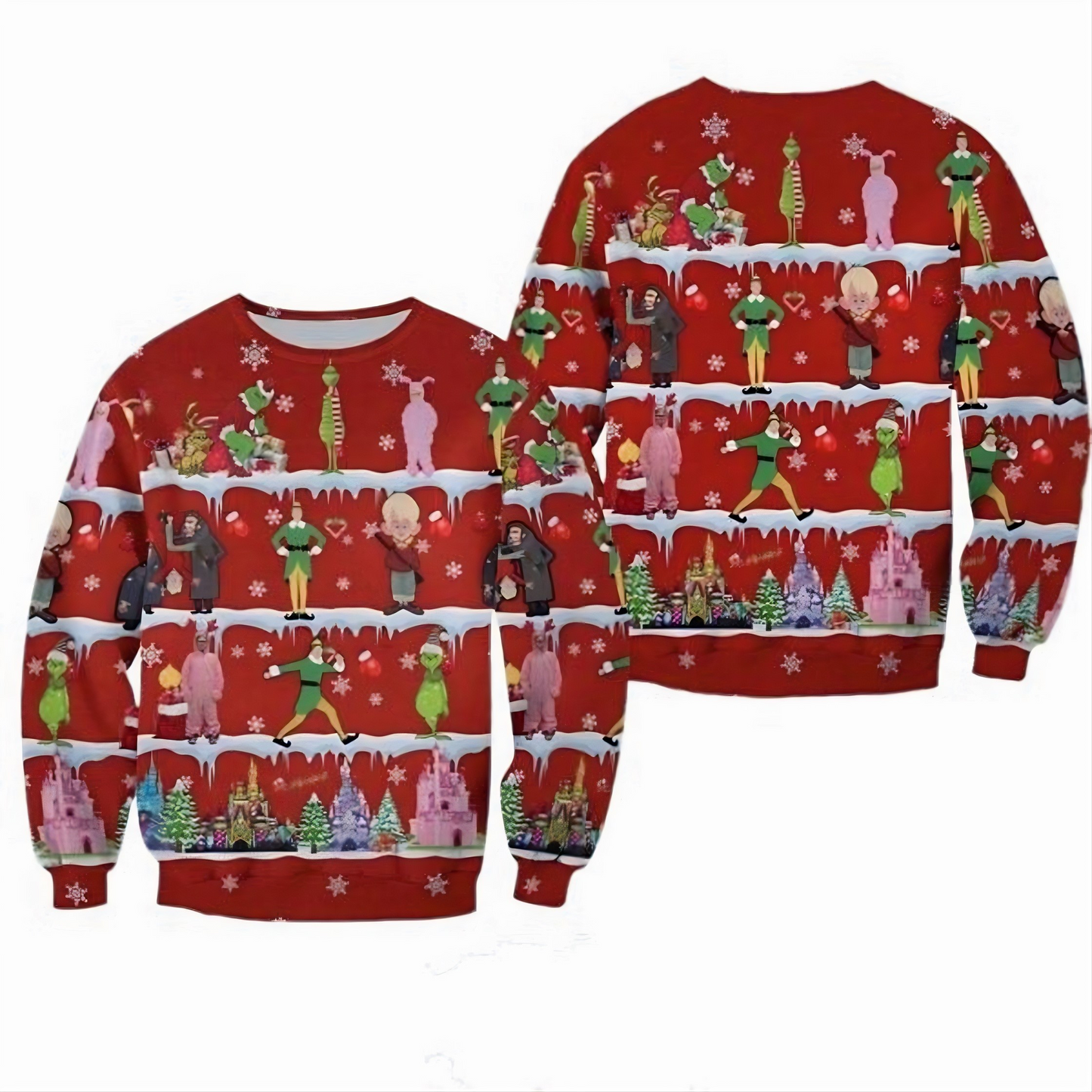 Grinch Christmas Ugly Christmas Sweater For Men & Women Christmas Gift Thanksgiving Sweater US4377 - WeCustomit