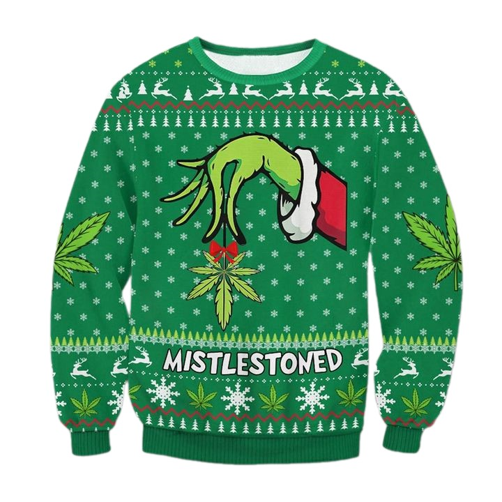The Grinchs Fingers Ugly Christmas Sweater For Men & Women Christmas Gift Thanksgiving Sweater US4325 - WeCustomit