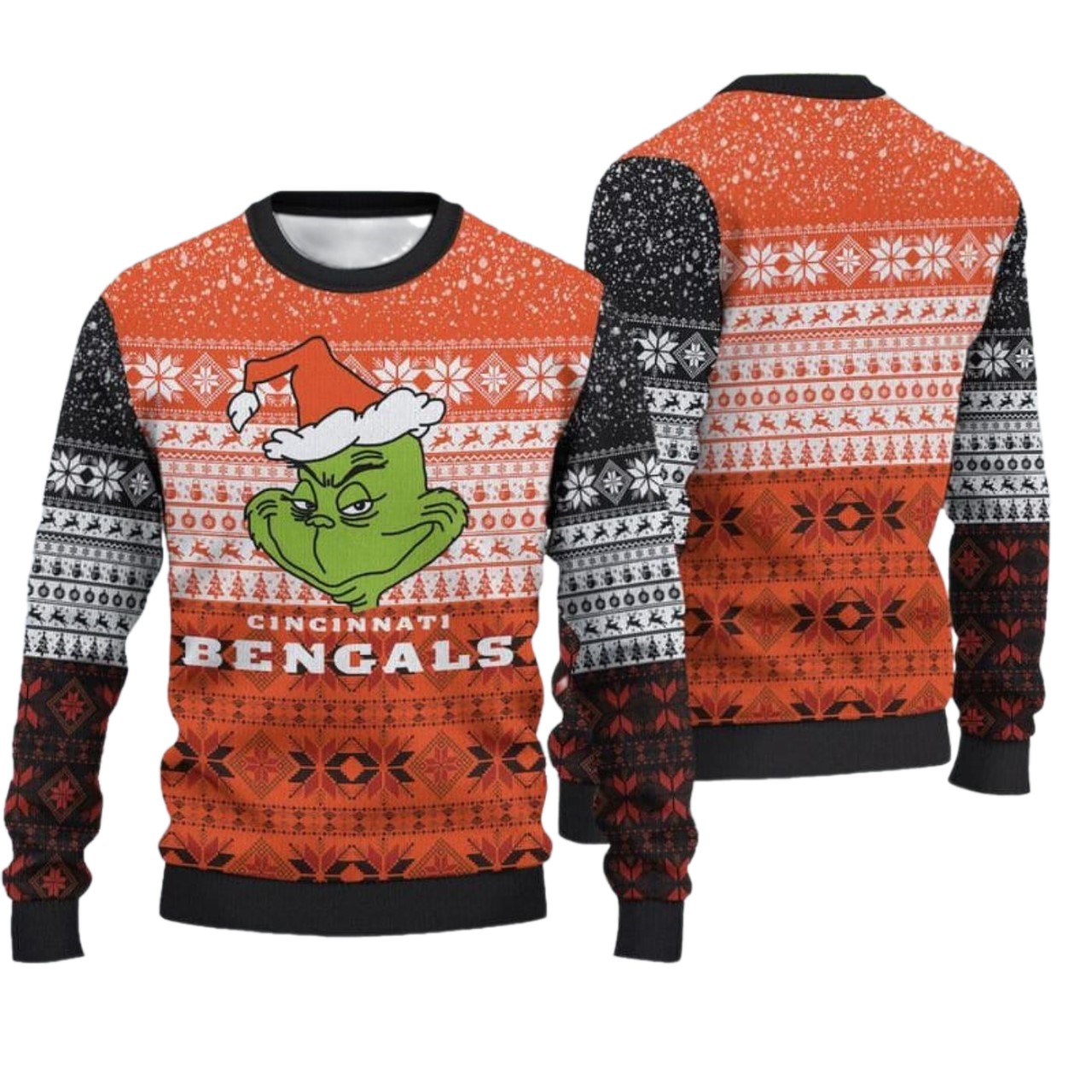 Christmas Grinch Ugly Christmas Sweater For Men & Women Christmas Gift Thanksgiving Sweater US4322 - WeCustomit