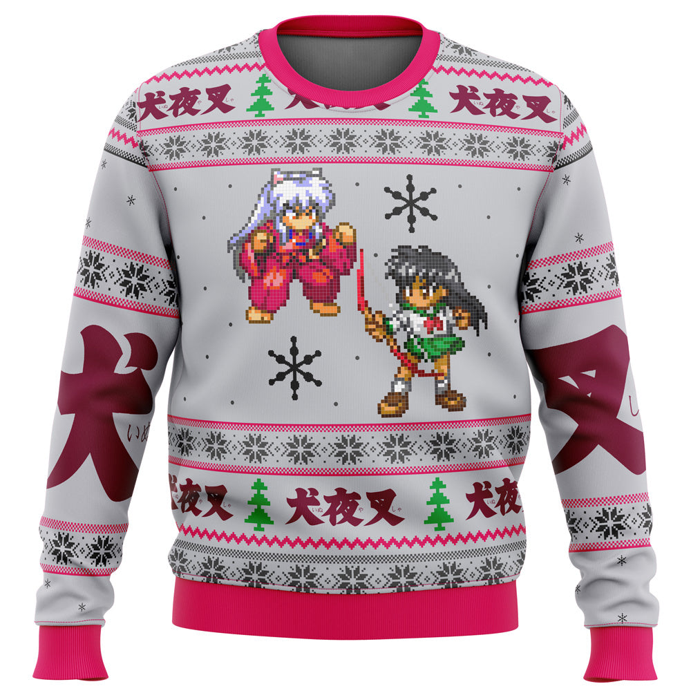 Inuyasha and Kagome Alt Ugly Christmas Sweater - WeCustomit