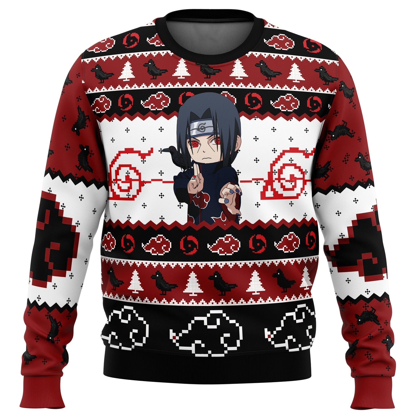 Itachi Uchiha Chibi Akatsuki Naruto Ugly Christmas Sweater - WeCustomit