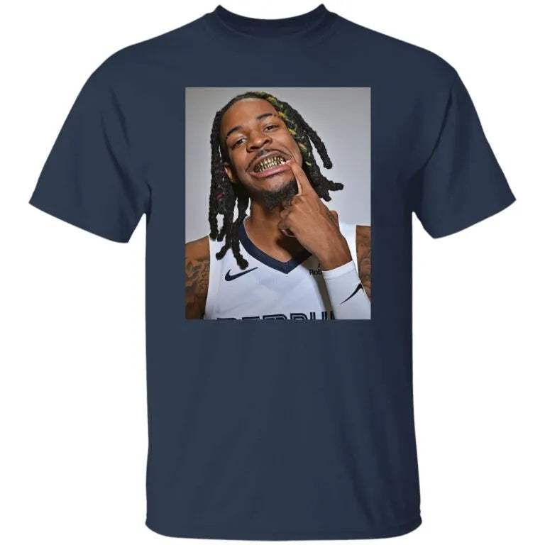 Ja Morant Gold Teeth Shirt - WeCustomit