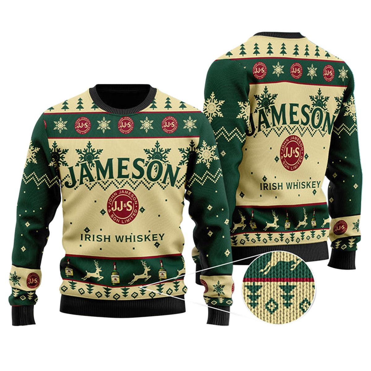 Jameson Irish Whiskey Ugly Sweater - WeCustomit