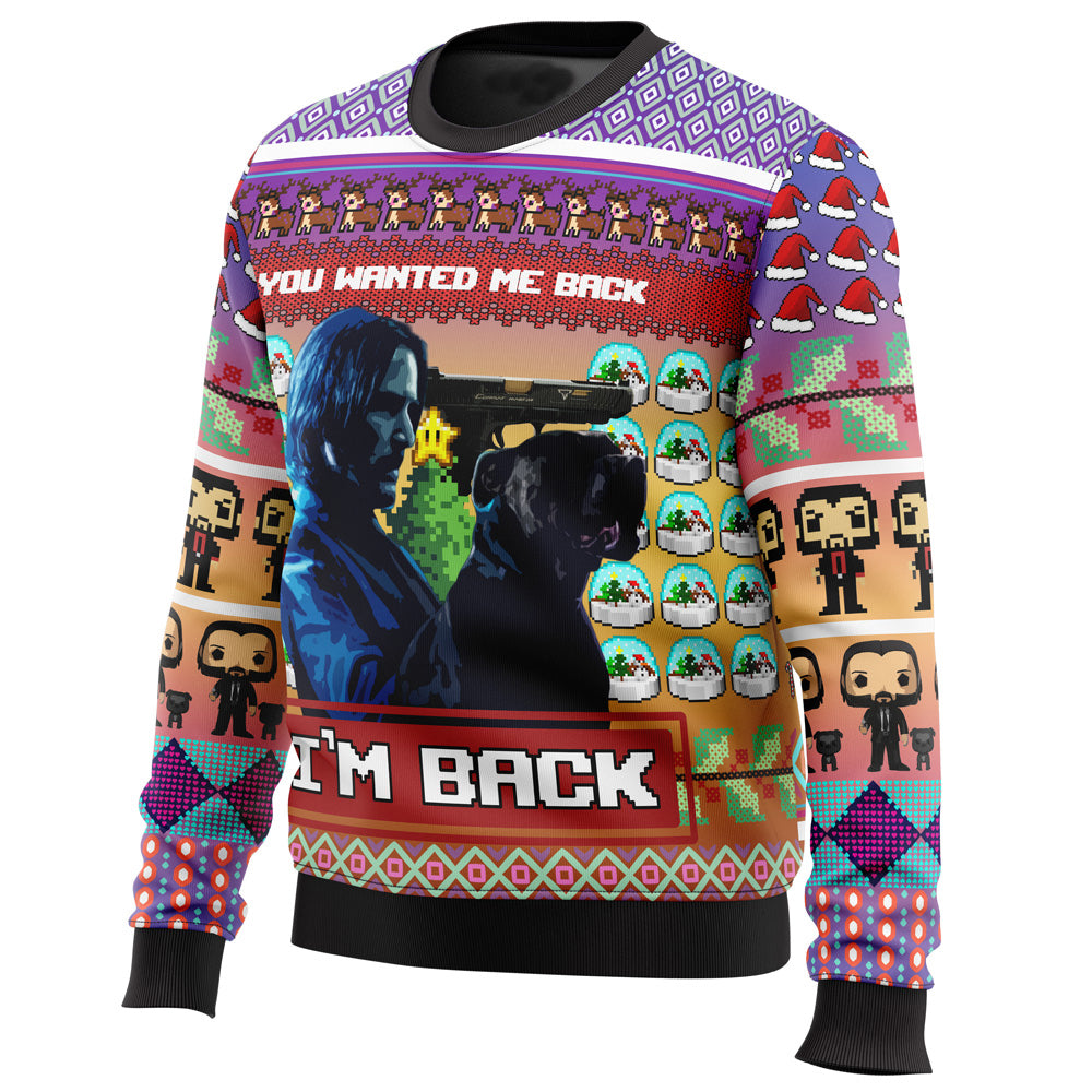 John Wick Ugly Christmas Sweater - WeCustomit