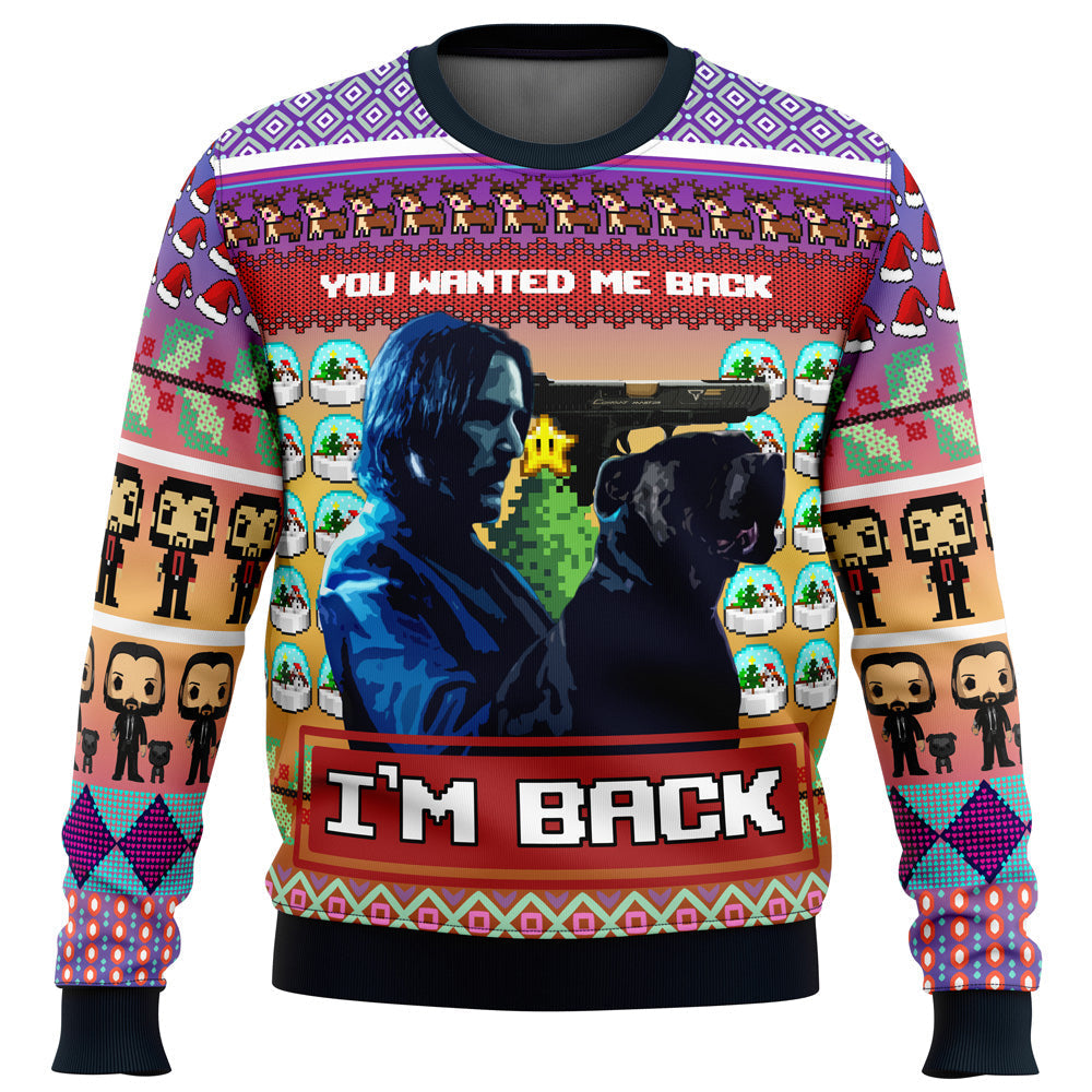 John Wick Ugly Christmas Sweater - WeCustomit