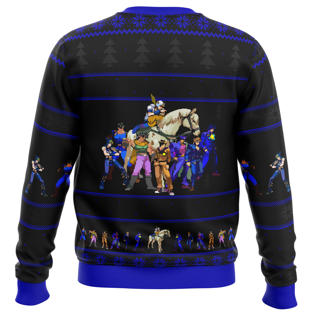 Jojo's Bizarre Adventure Generations Ugly Christmas Sweater - WeCustomit