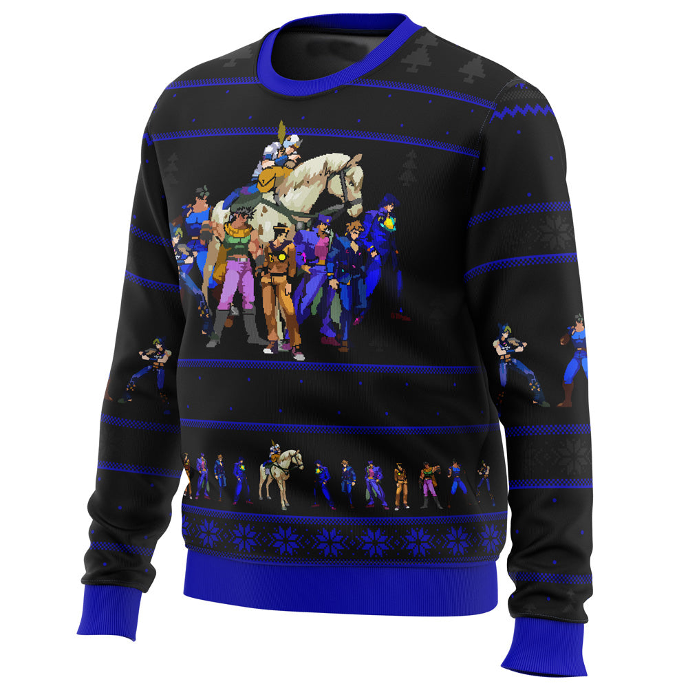 Jojo's Bizarre Adventure Generations Ugly Christmas Sweater - WeCustomit