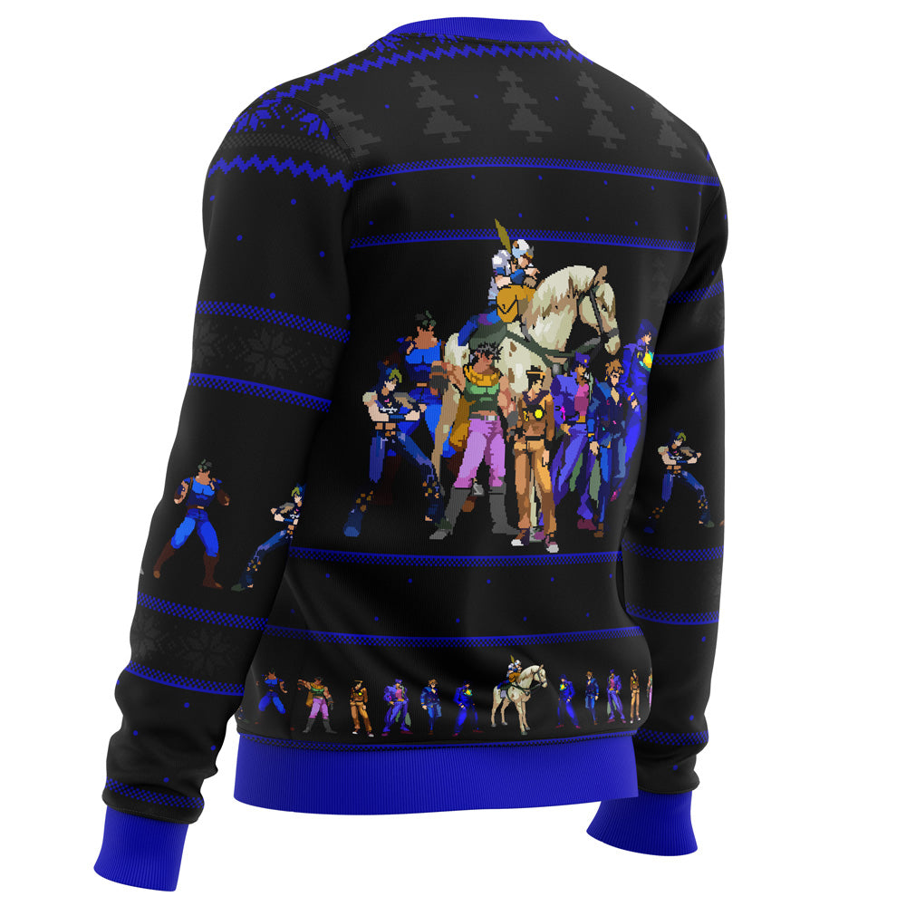 Jojo's Bizarre Adventure Generations Ugly Christmas Sweater - WeCustomit