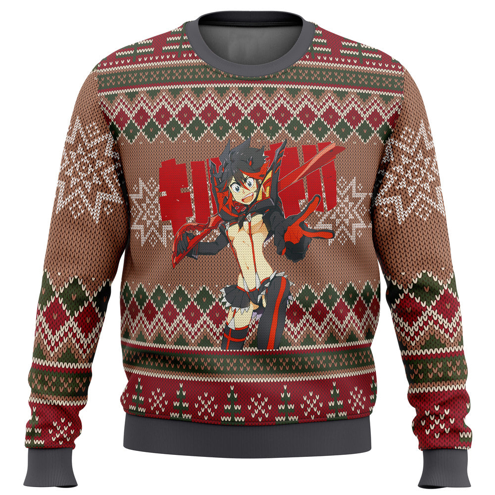 Kill La Kill Ugly Christmas Sweater - WeCustomit