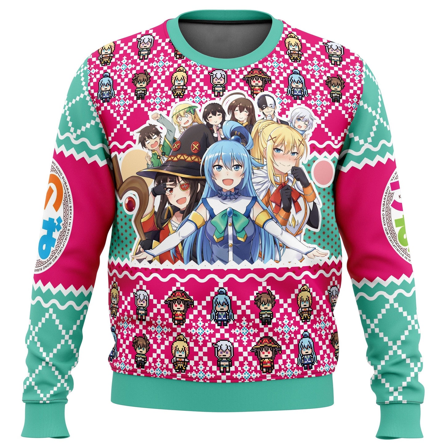 KonoSuba Ugly Christmas Sweater - WeCustomit