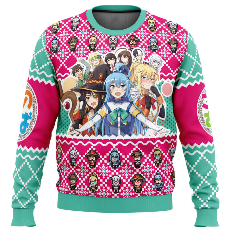 KonoSuba Ugly Christmas Sweater - WeCustomit