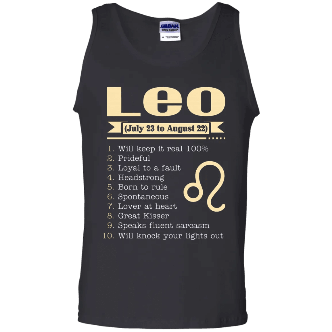Leo Zodiac Signs August Birthday Tank Top - WeCustomit