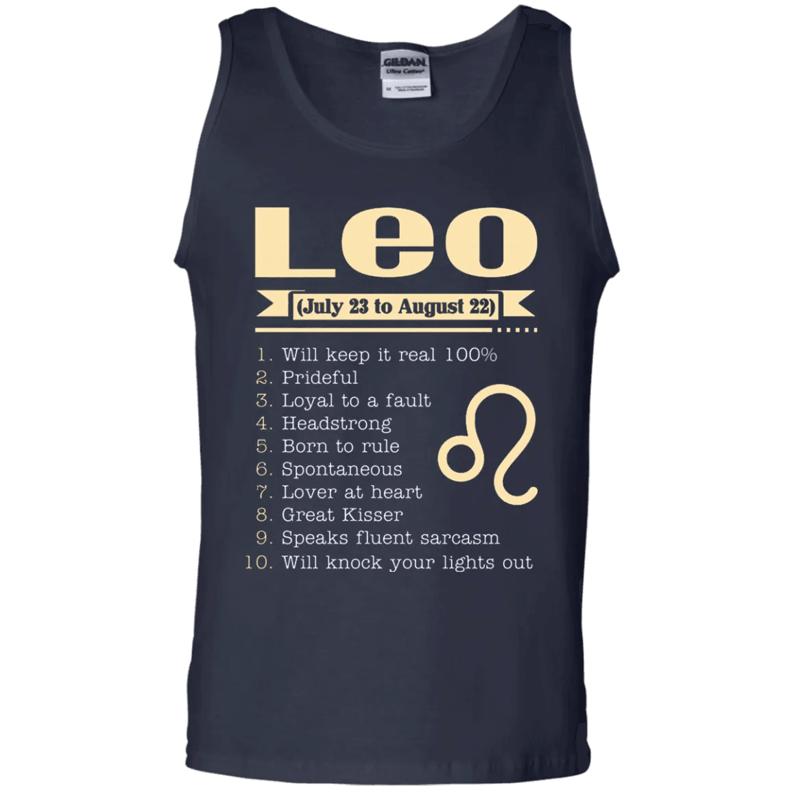 Leo Zodiac Signs August Birthday Tank Top - WeCustomit