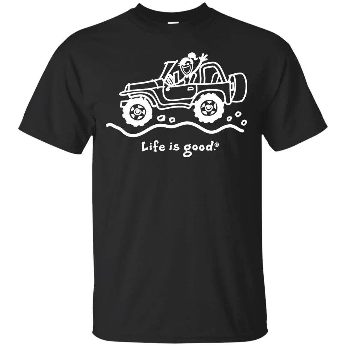 Life Is Good Jeep Shirt For Women - WeCustomit