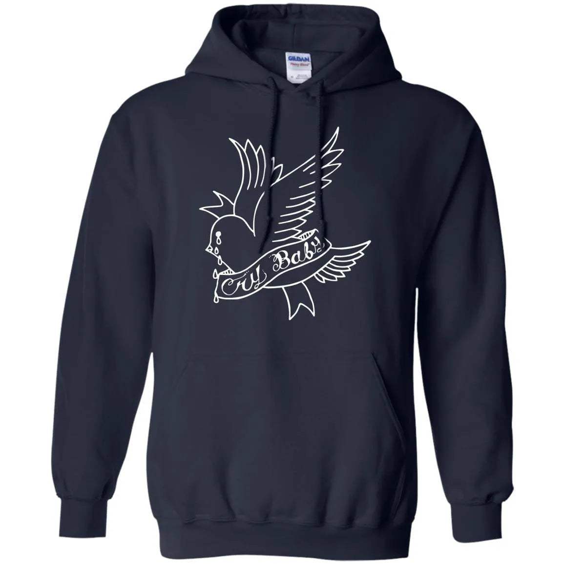 Lil Peep Hoodie Cry Baby Dove - WeCustomit