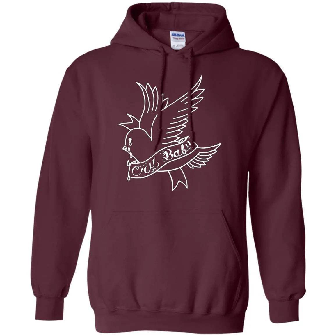 Lil Peep Hoodie Cry Baby Dove - WeCustomit