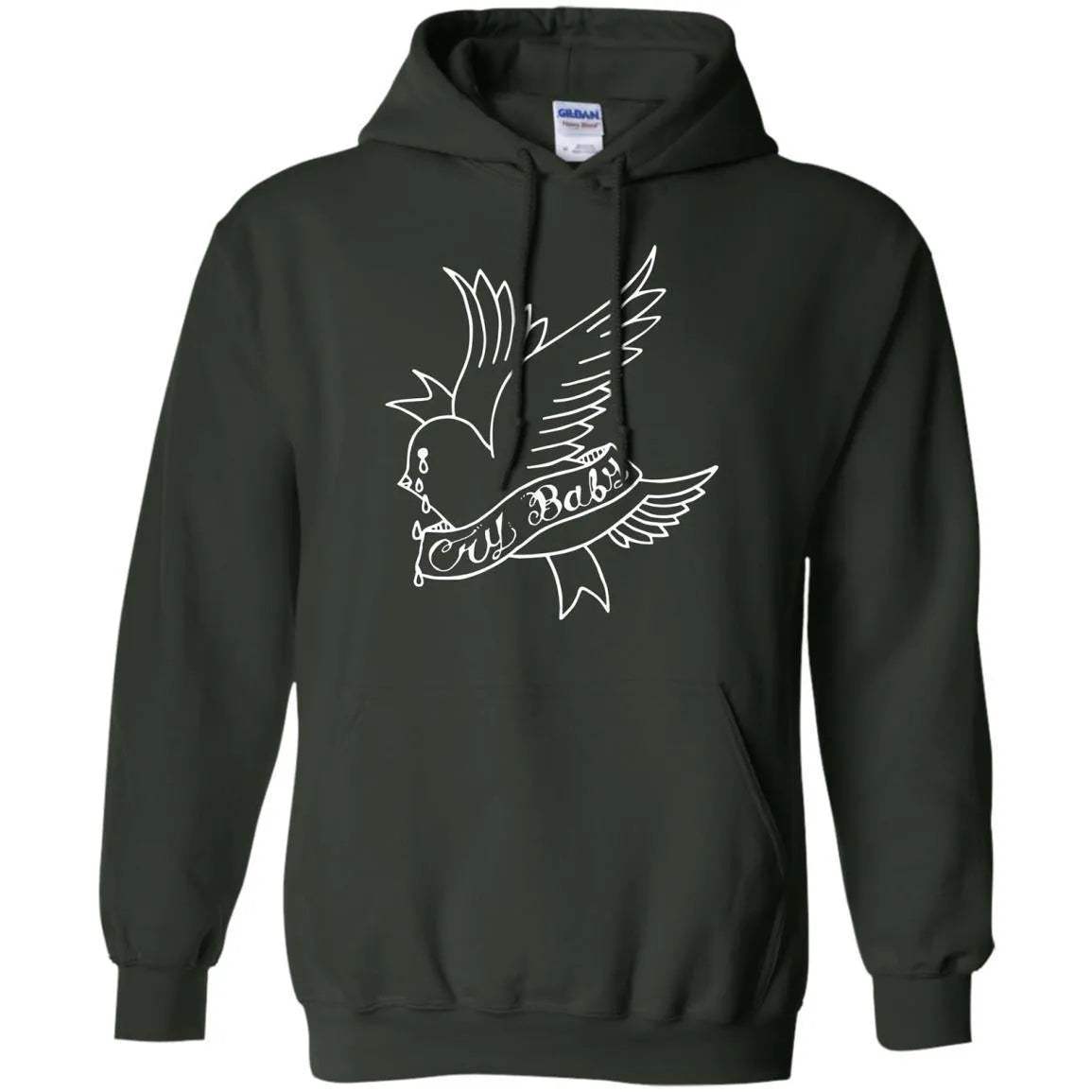 Lil Peep Hoodie Cry Baby Dove - WeCustomit