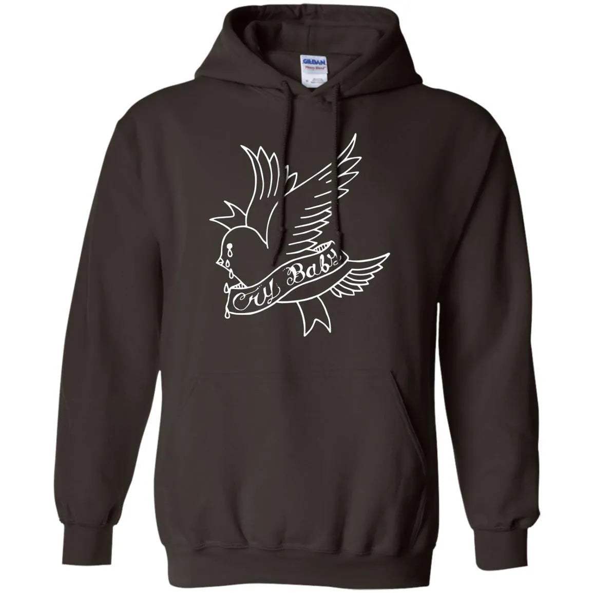 Lil Peep Hoodie Cry Baby Dove - WeCustomit