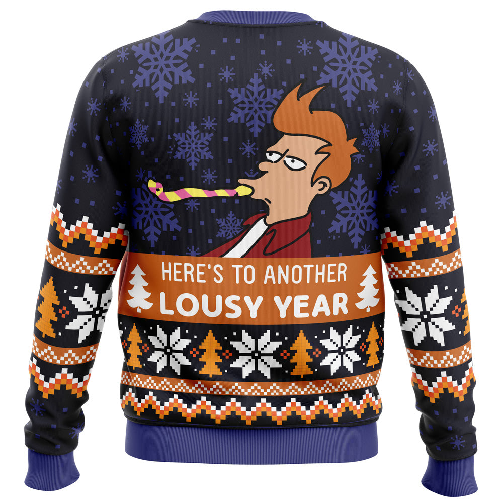 Lousy Year Futurama Ugly Christmas Sweater - WeCustomit