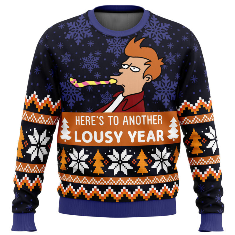 Lousy Year Futurama Ugly Christmas Sweater - WeCustomit