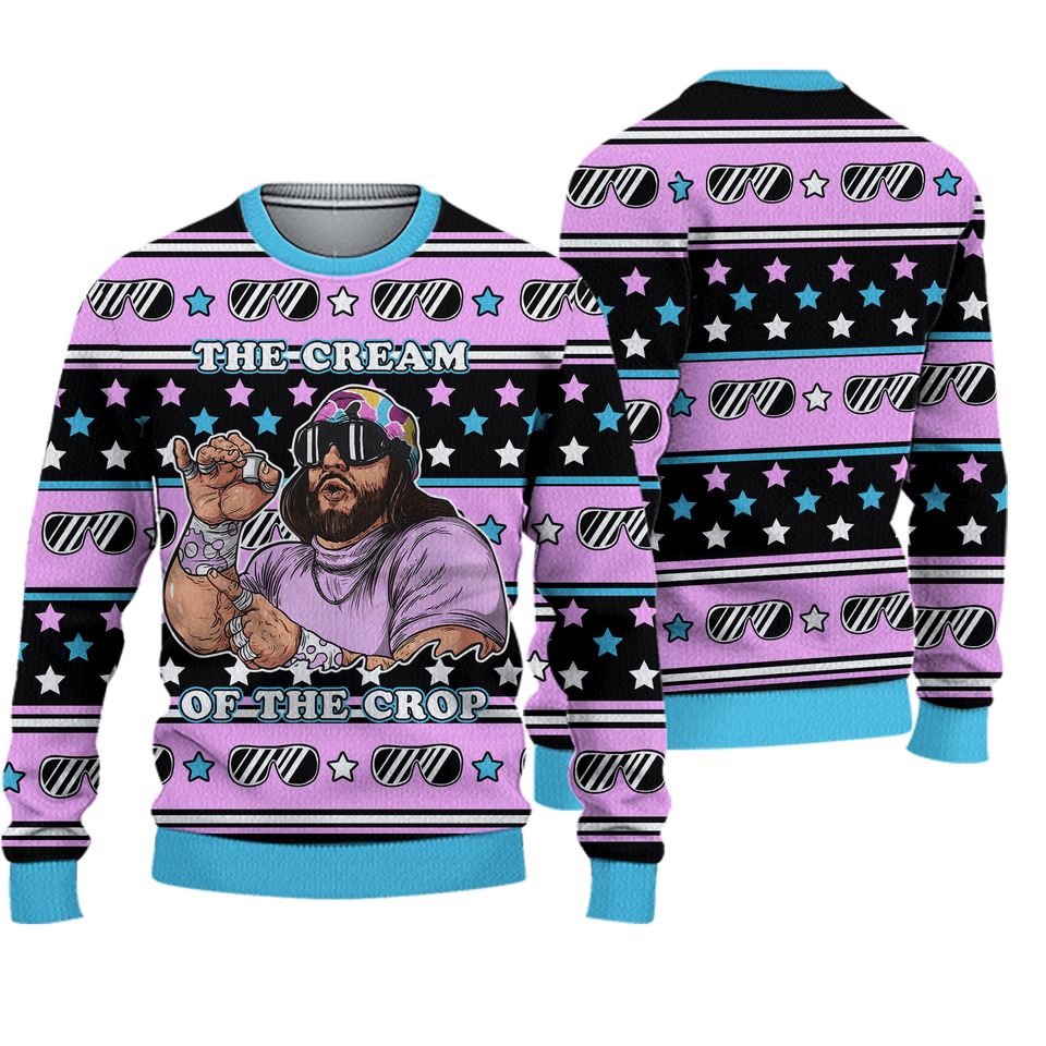 Macho Man Ugly Christmas Sweater For Men & Women Christmas Gift Sweater BH599 - WeCustomit