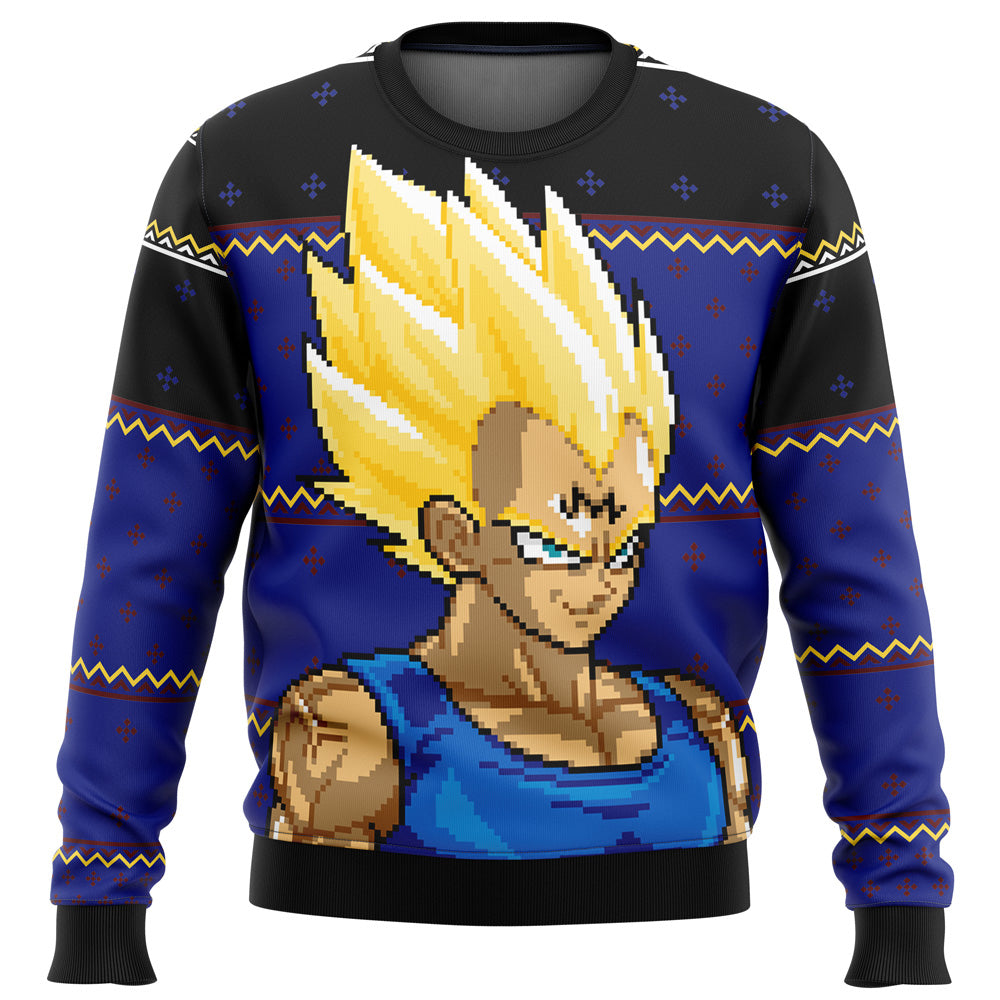 Majin Vegeta dbz Ugly Christmas Sweater - WeCustomit