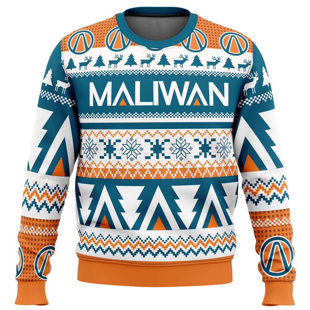 Maliwan Christmas Borderlands Ugly Christmas Sweater - WeCustomit