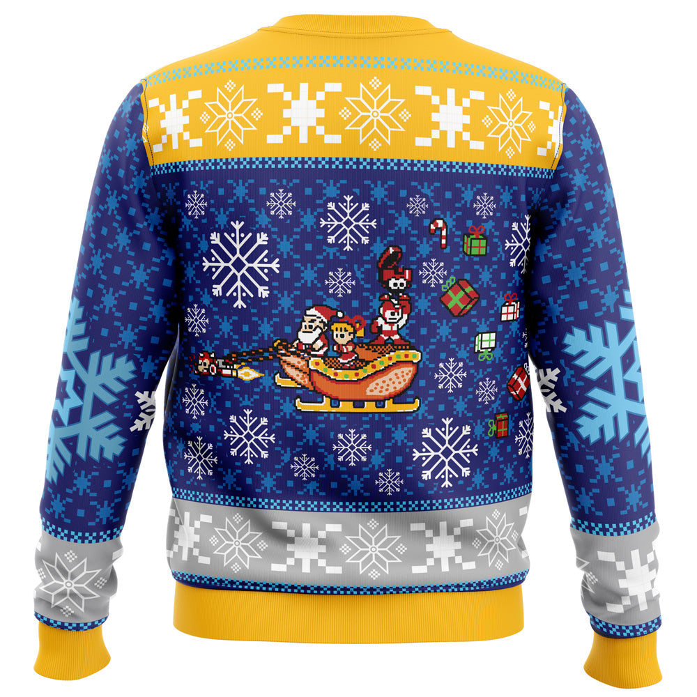 Mega Merry Christmas Mega Man Ugly Christmas Sweater - WeCustomit