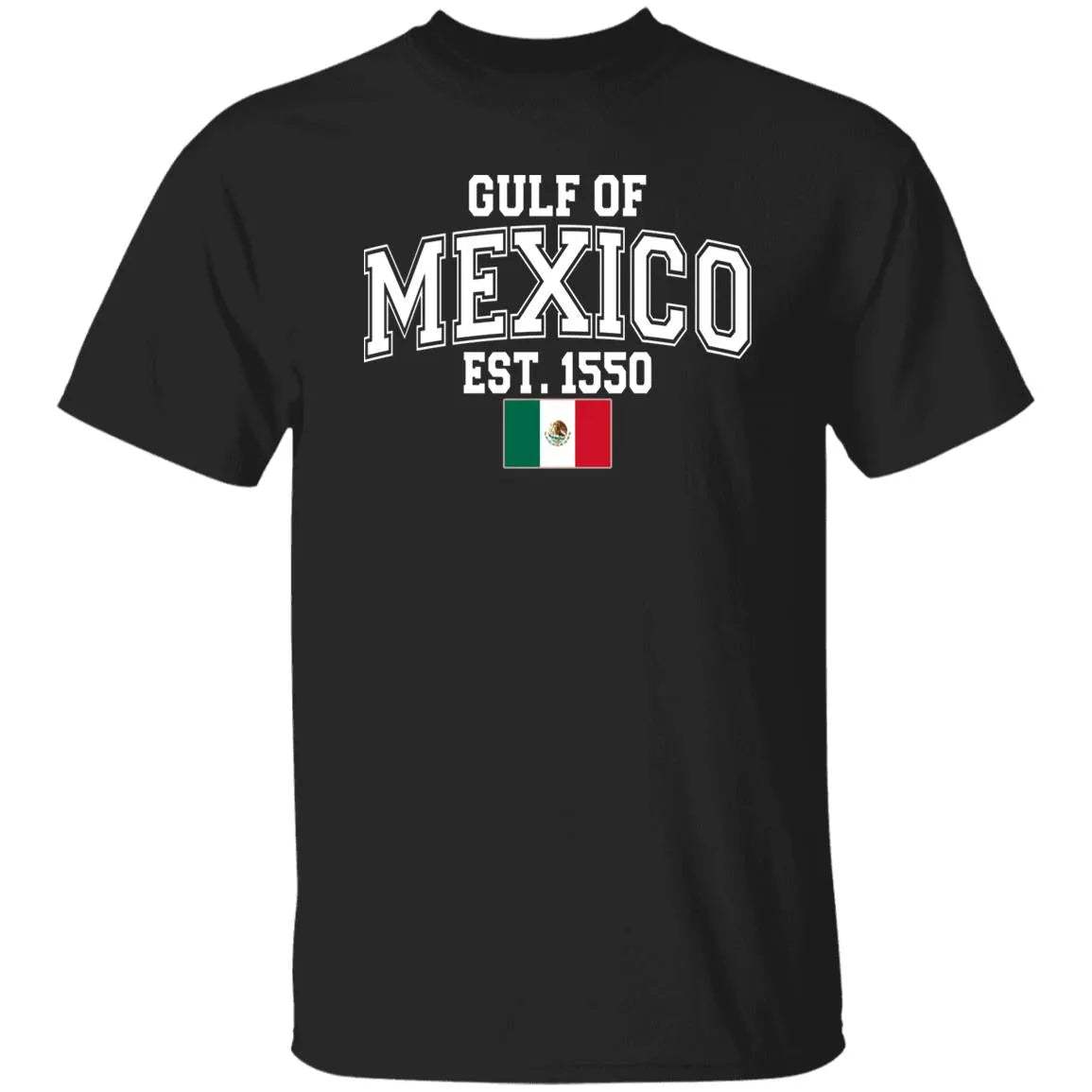 Men’s Retro Gulf of Mexico 1550 Print T-Shirt - WeCustomit