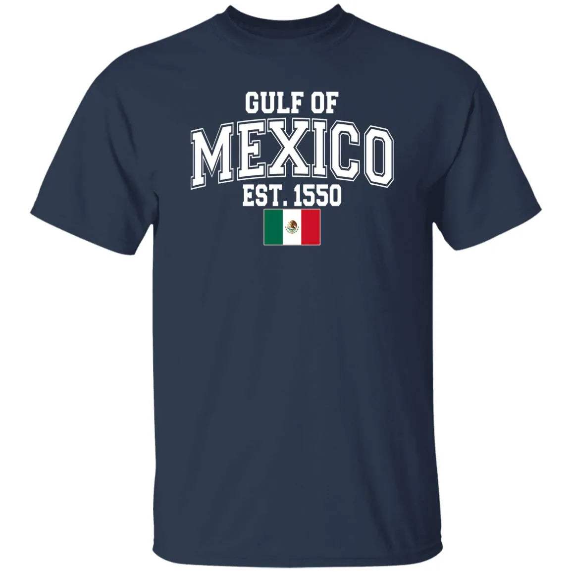 Men’s Retro Gulf of Mexico 1550 Print T-Shirt - WeCustomit
