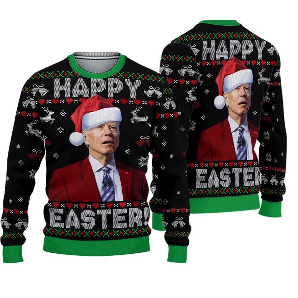 Merry 4th Of Easter Ugly Christmas Sweater For Men & Women Christmas Gift Sweater PT918 - WeCustomit