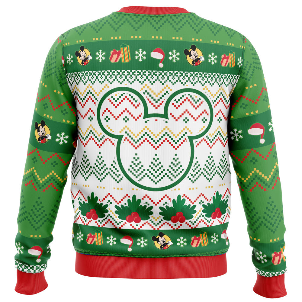 Merry Christmas Mickey Mouse Disney Ugly Christmas Sweater - WeCustomit