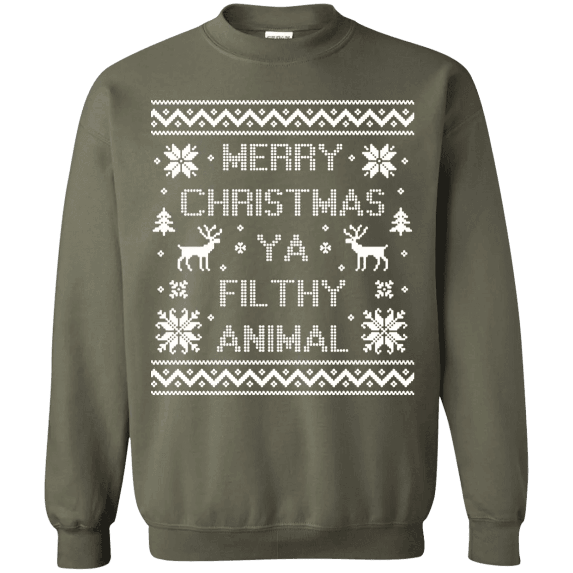 Merry Christmas Ya Filthy Animal Sweater - WeCustomit