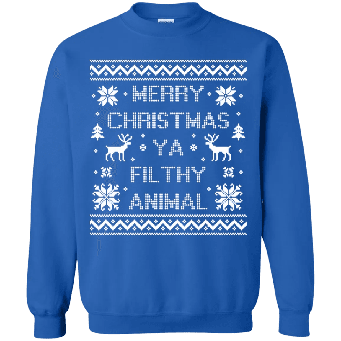 Merry Christmas Ya Filthy Animal Sweater - WeCustomit