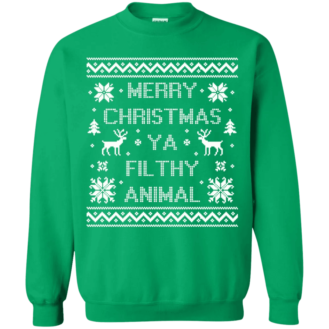 Merry Christmas Ya Filthy Animal Sweater - WeCustomit
