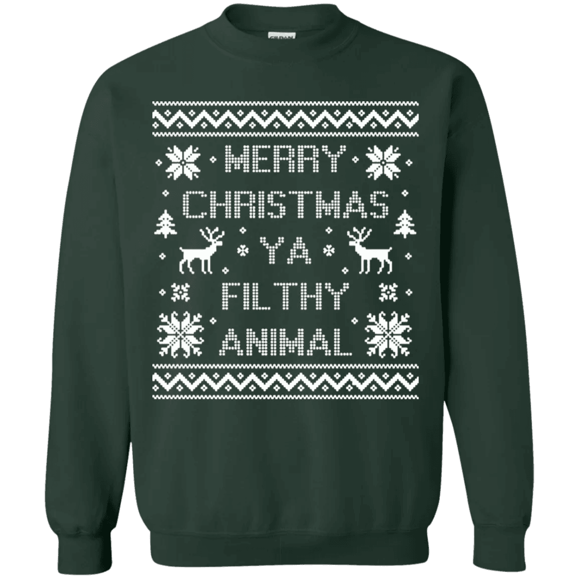 Merry Christmas Ya Filthy Animal Sweater - WeCustomit
