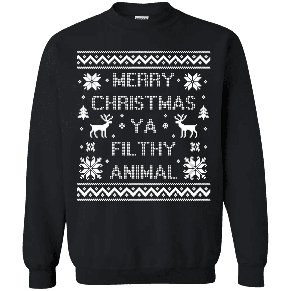 Merry Christmas Ya Filthy Animal Sweater - WeCustomit