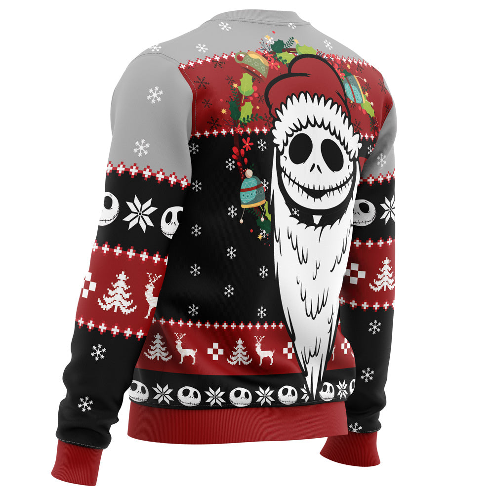 Merry Nightmare The Nightmare Before Christmas Ugly Christmas Sweater - WeCustomit