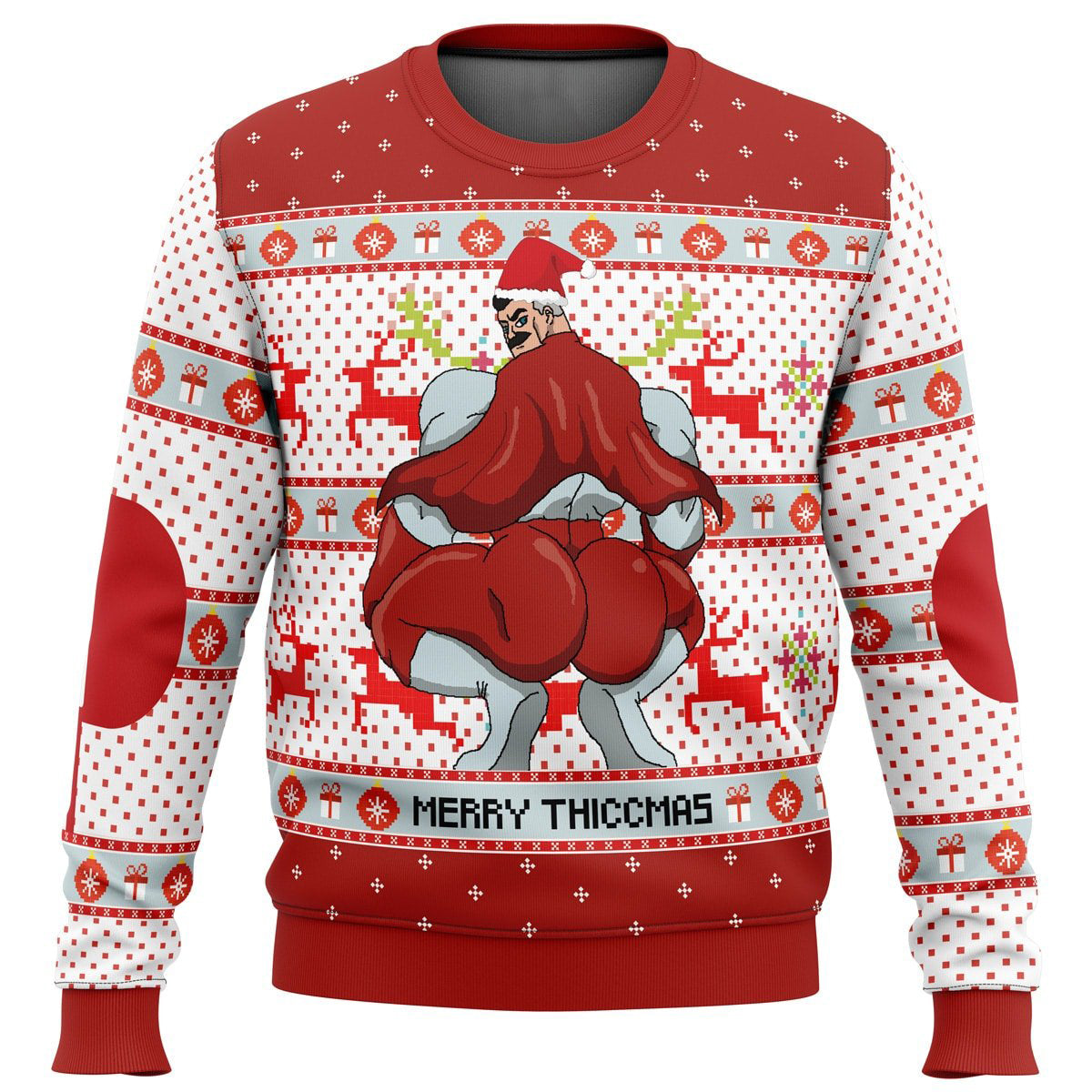 Merry Thiccmas Omni Man Invincible Ugly Christmas Sweater - WeCustomit