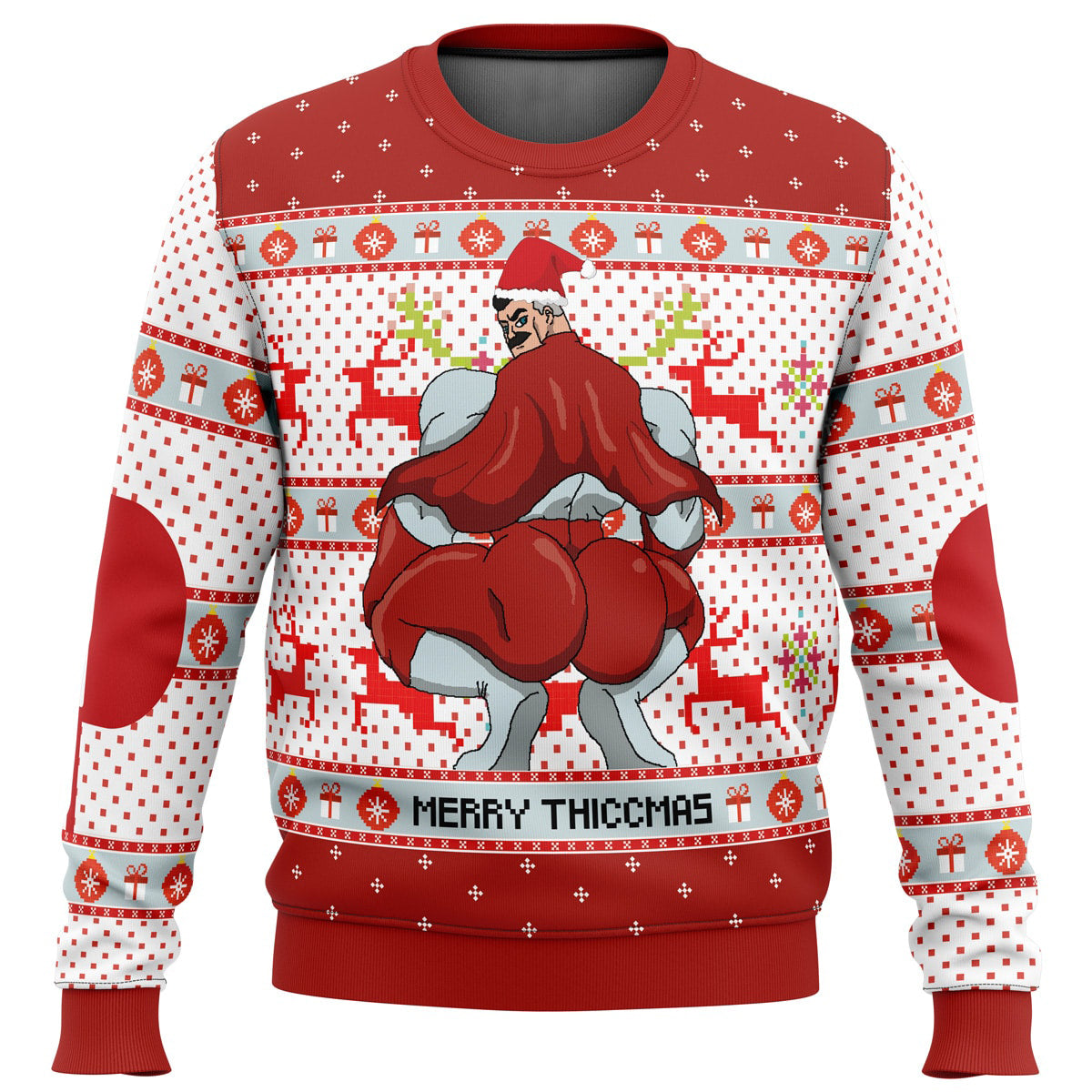 Merry Thiccmas Omni Man Invincible Ugly Christmas Sweater - WeCustomit