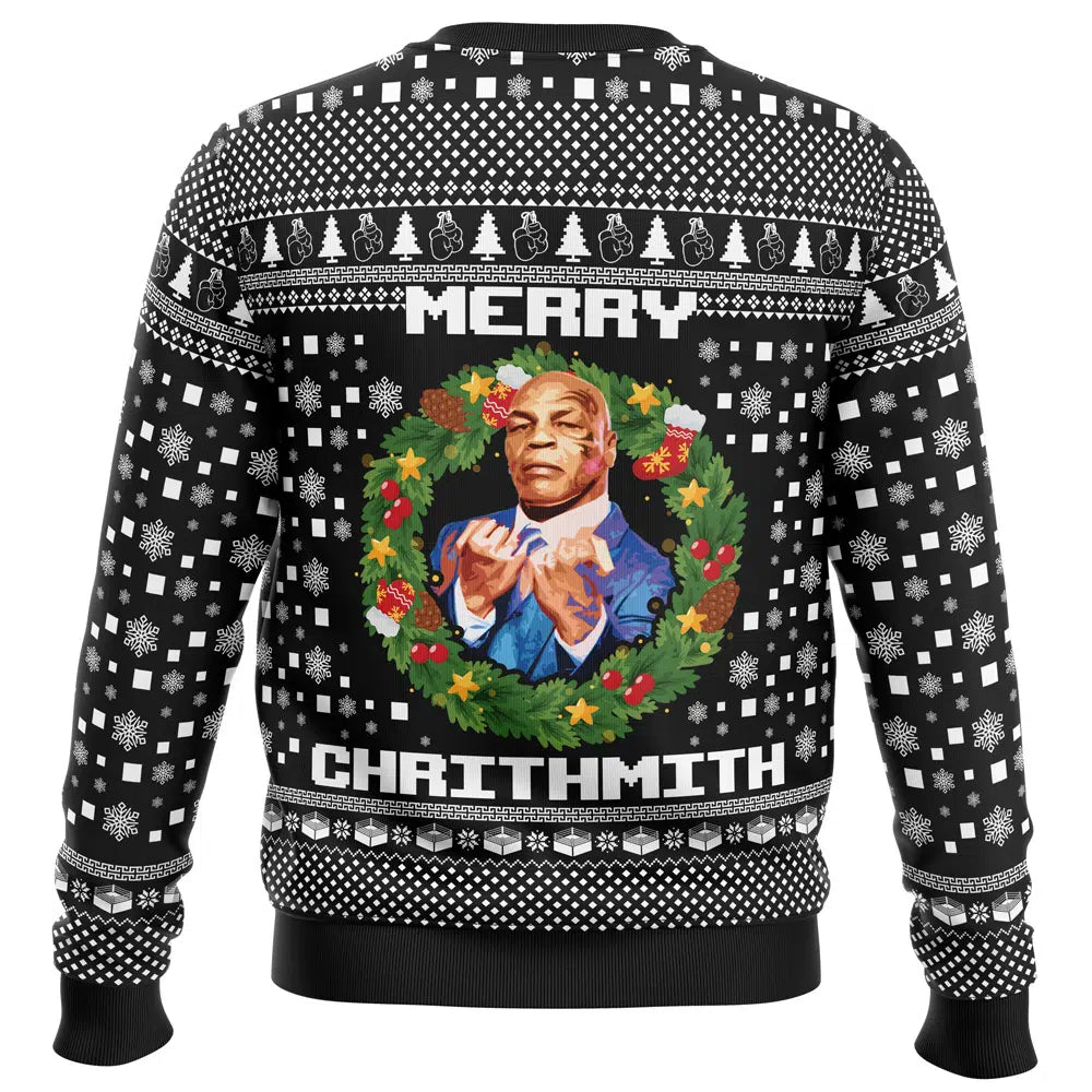 Mike Tyson Ugly Christmas Sweater - WeCustomit