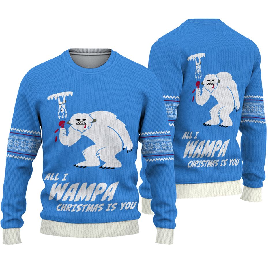 Wampa Ugly Christmas Sweater For Men & Women Christmas Gift Sweater BH596 - WeCustomit