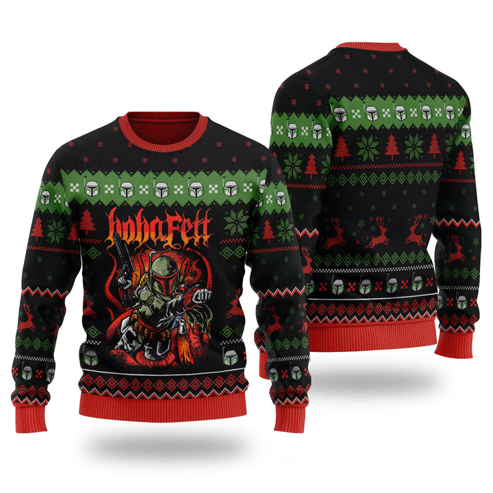 Boba Fett St.ar Wa.rs Unisex Ugly Christmas Sweater For Men & Women Christmas Gift Sweater US4027 - WeCustomit