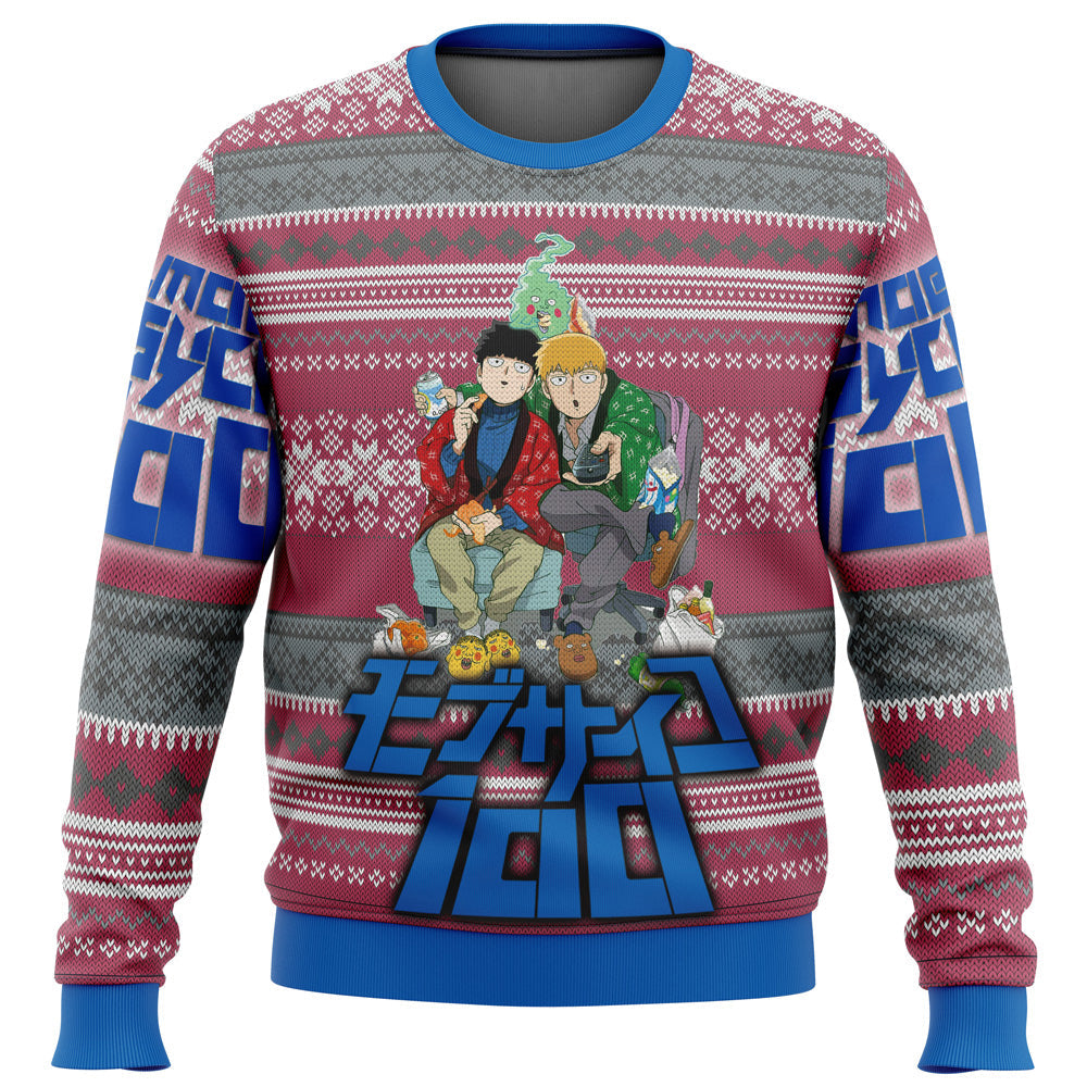 Mob Psycho 100 Alt Ugly Christmas Sweater - WeCustomit